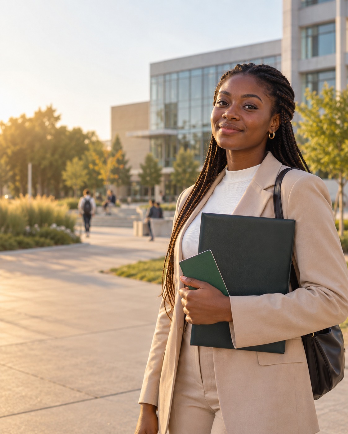 Étudiante diplômée accompagnée par Campus Inter